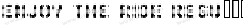 Enjoy the Ride Regu字体转换